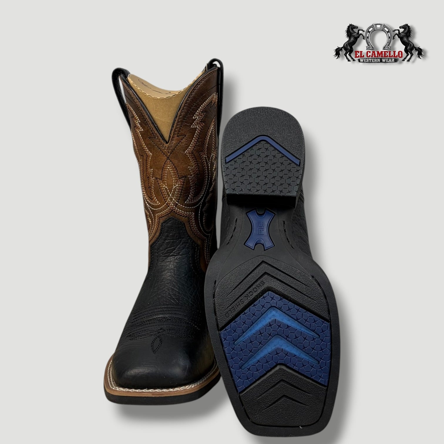 Ariat Men’s Sport Big Country Western Boots – Black/Brown | Style 10080549