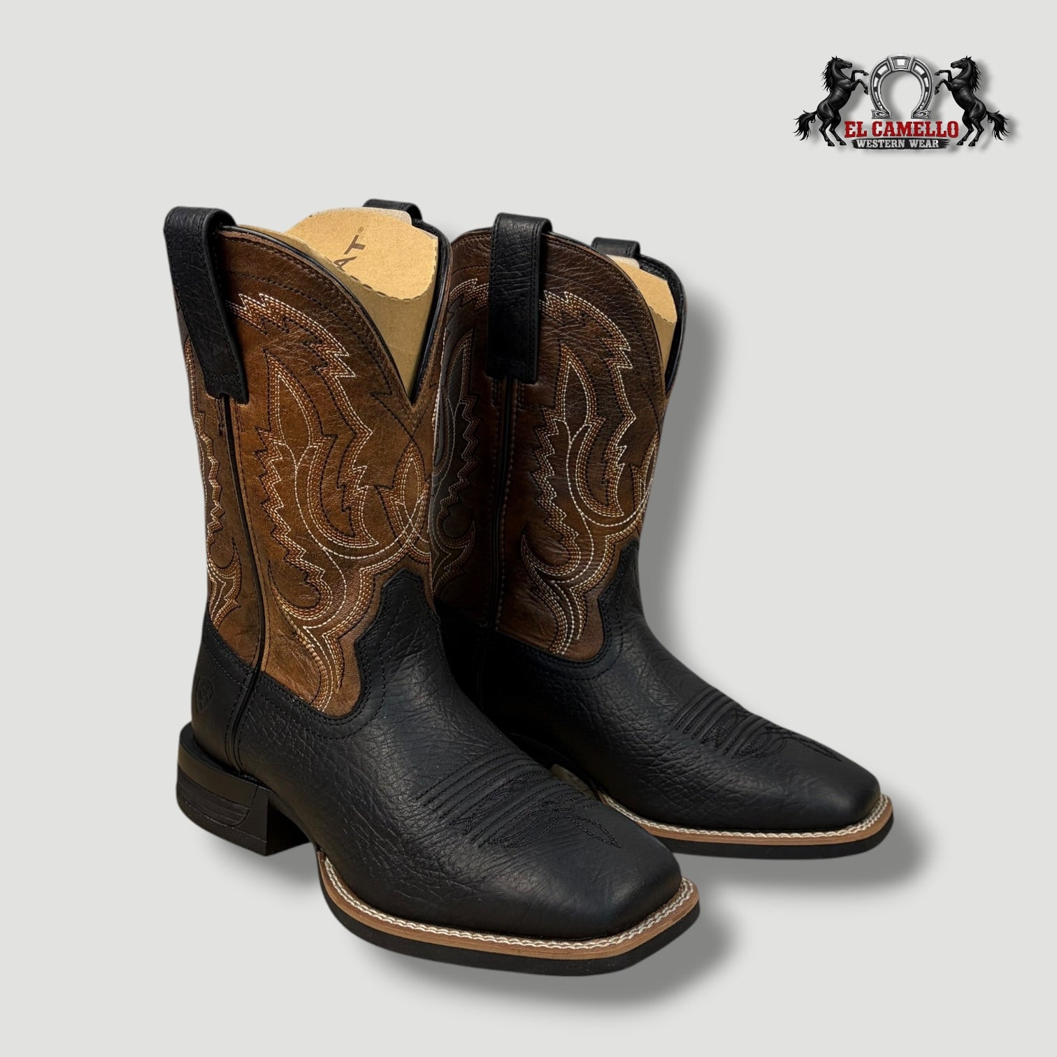 Ariat Men’s Sport Big Country Western Boots – Black/Brown | Style 10080549