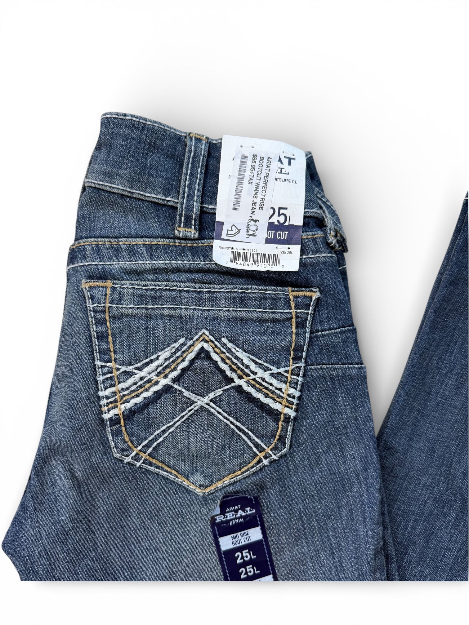 Ariat Women’s Perfect Rise Bootcut Jeans – Medium Wash 10016202