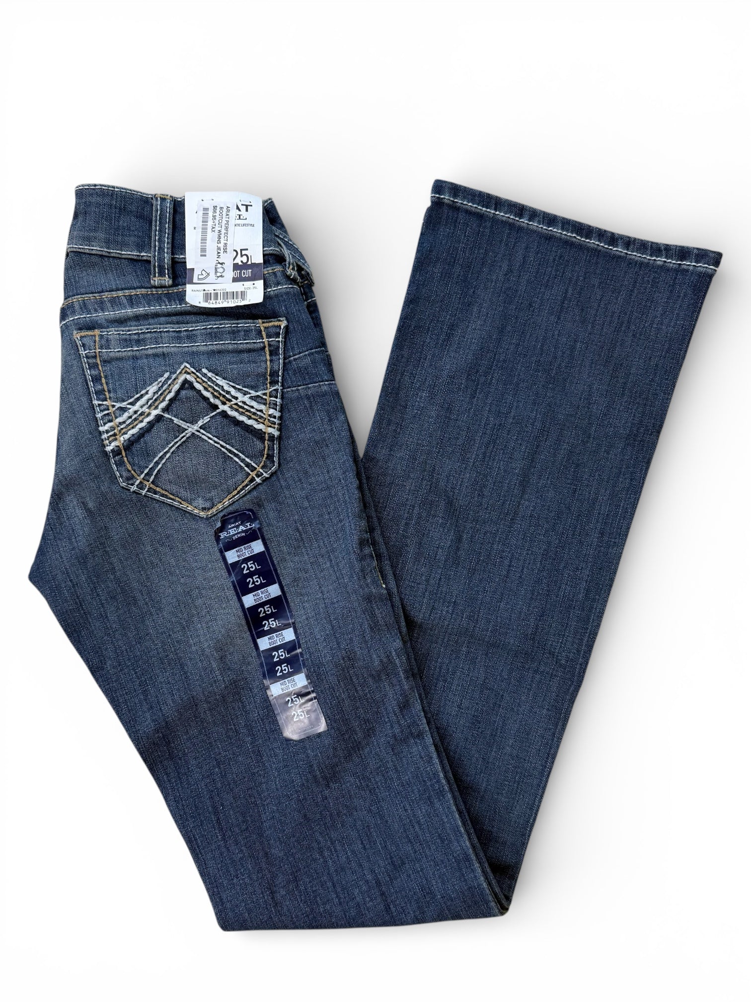 Ariat Women’s Perfect Rise Bootcut Jeans – Medium Wash 10016202