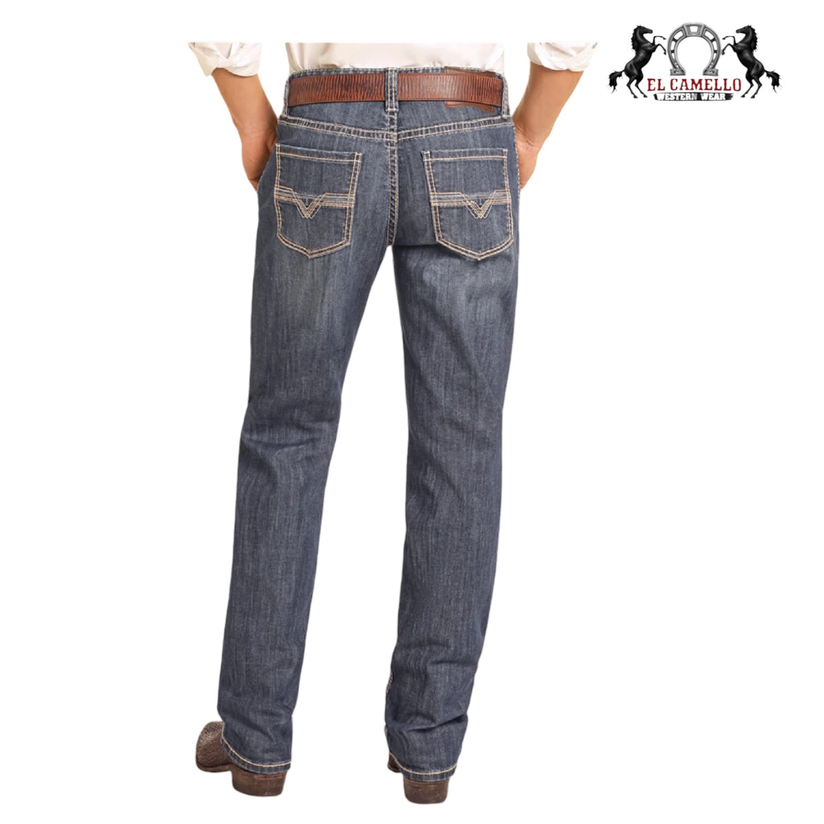Relaxed Fit Small V Stackable Bootcut Jeans BMTBD04810