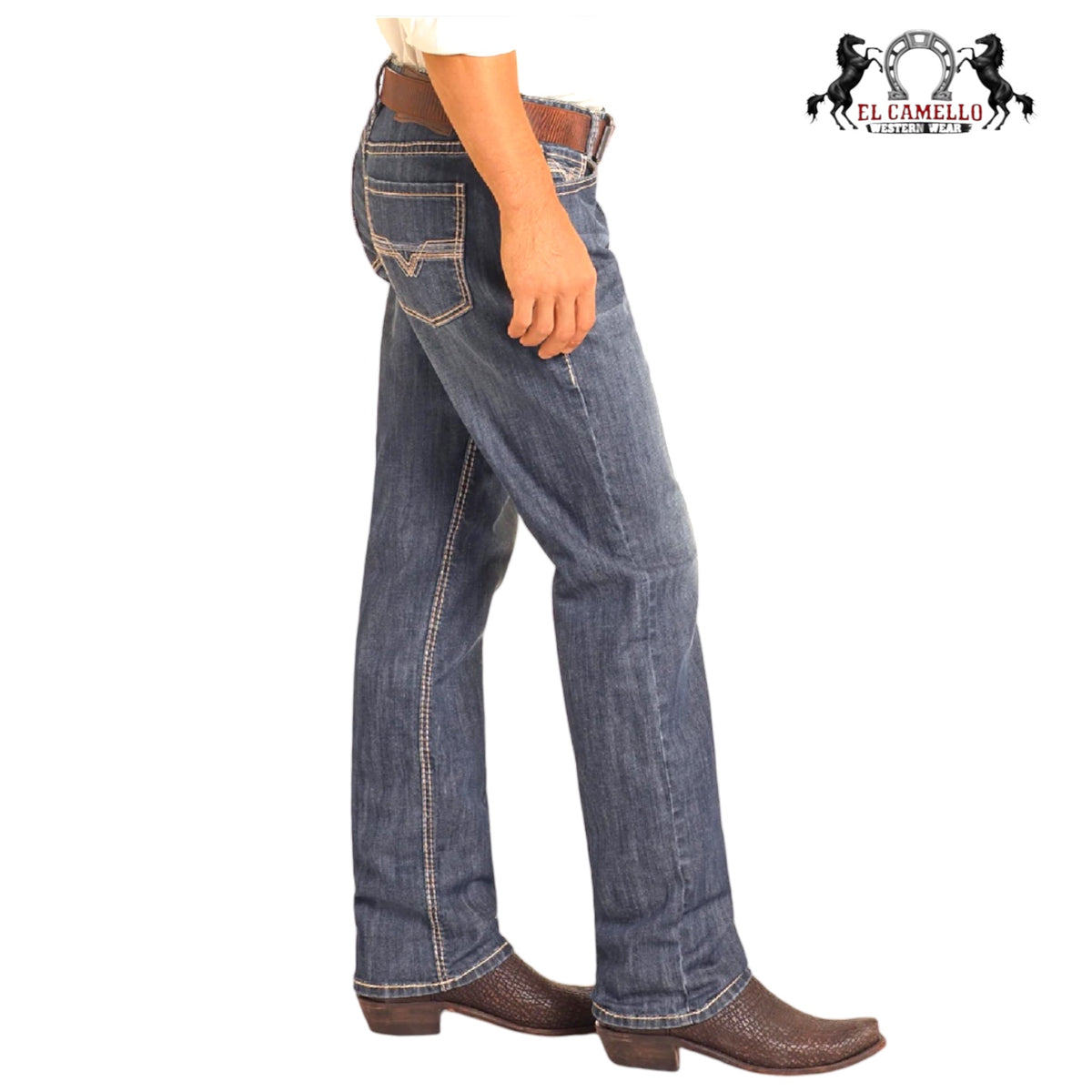 Relaxed Fit Small V Stackable Bootcut Jeans BMTBD04810