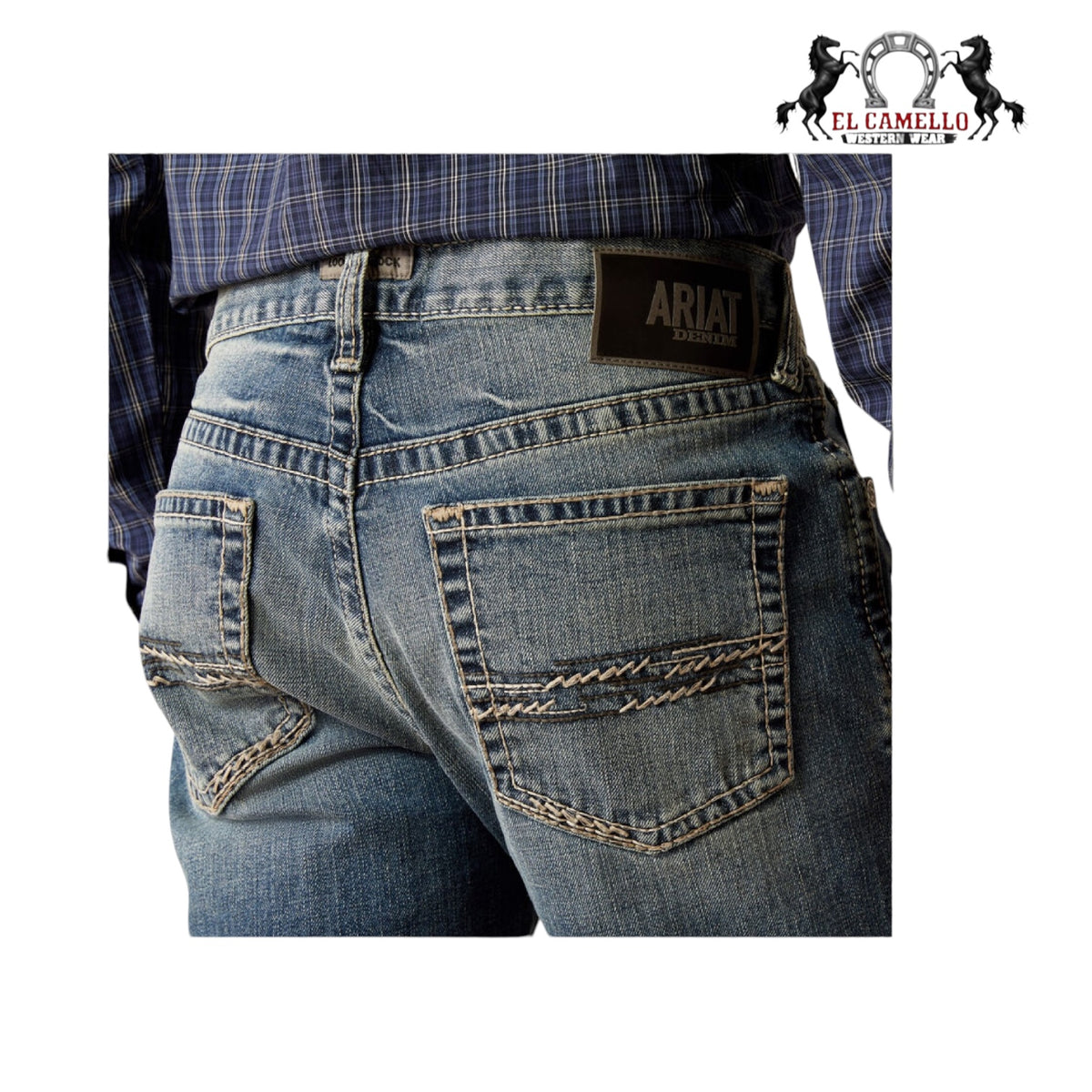 M2 Traditional Relaxed Buster Boot Cut Jeans 10051878