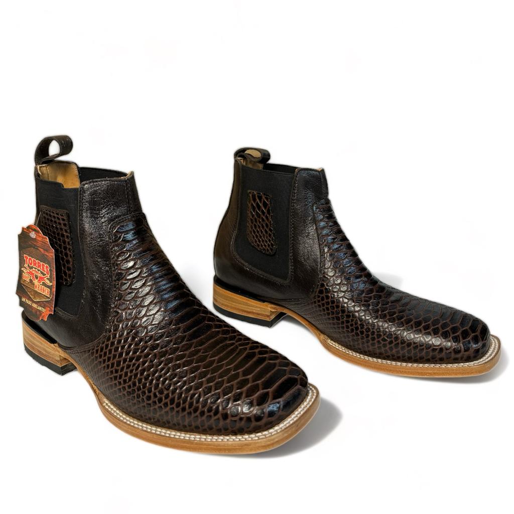 Botin de piton cafe torres boot