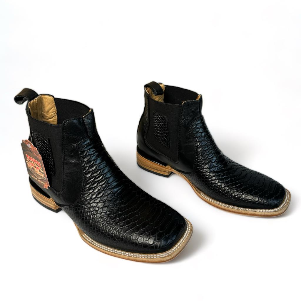 Botin de piton negro torres boot