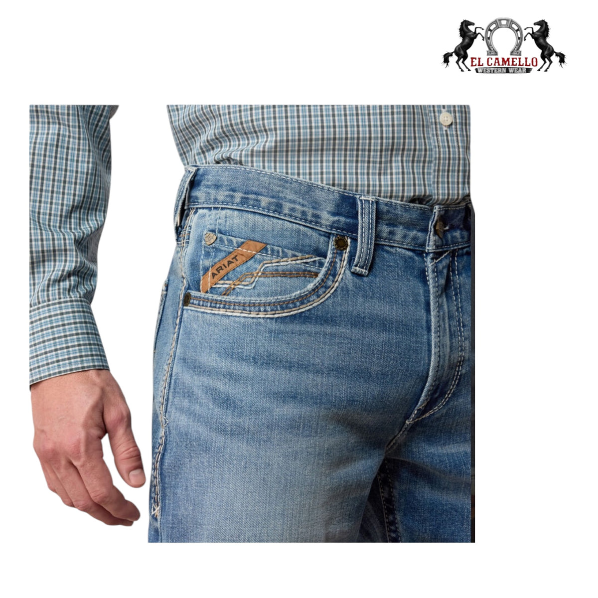 M2 Traditional Relaxed Marlon Boot Cut Jeans 10078956