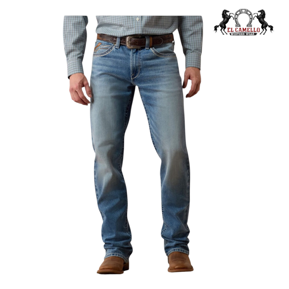 M2 Traditional Relaxed Marlon Boot Cut Jeans 10078956