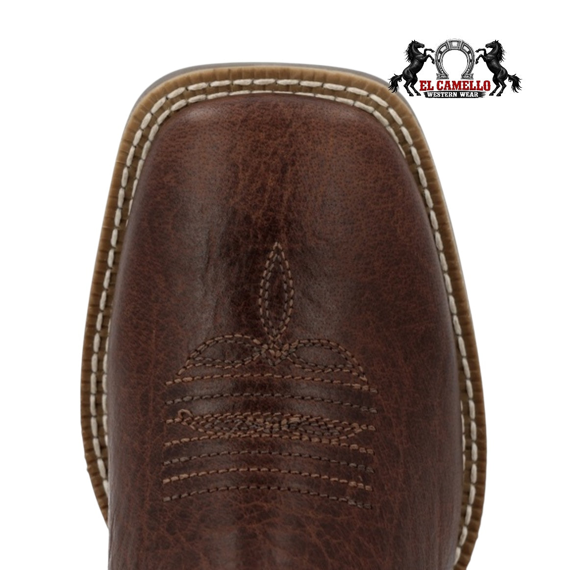 Durango kids Dark Brown & Red Western Boot Square Toe – Style DBT0251Y