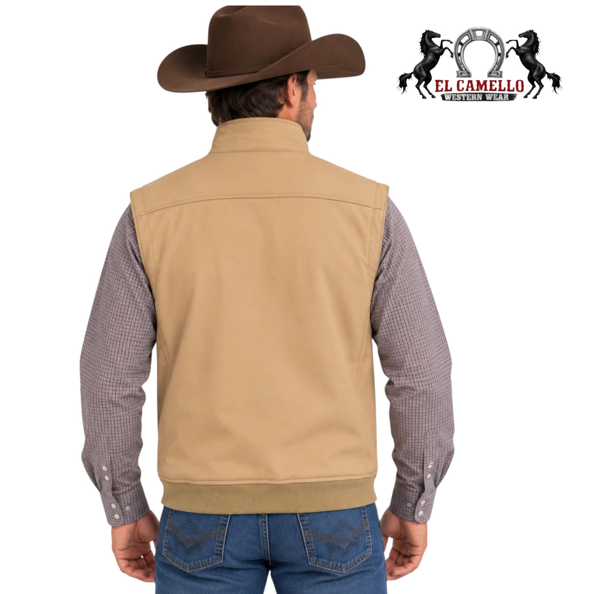 Cinch Men’s Tan Southwestern Stripe Vest
