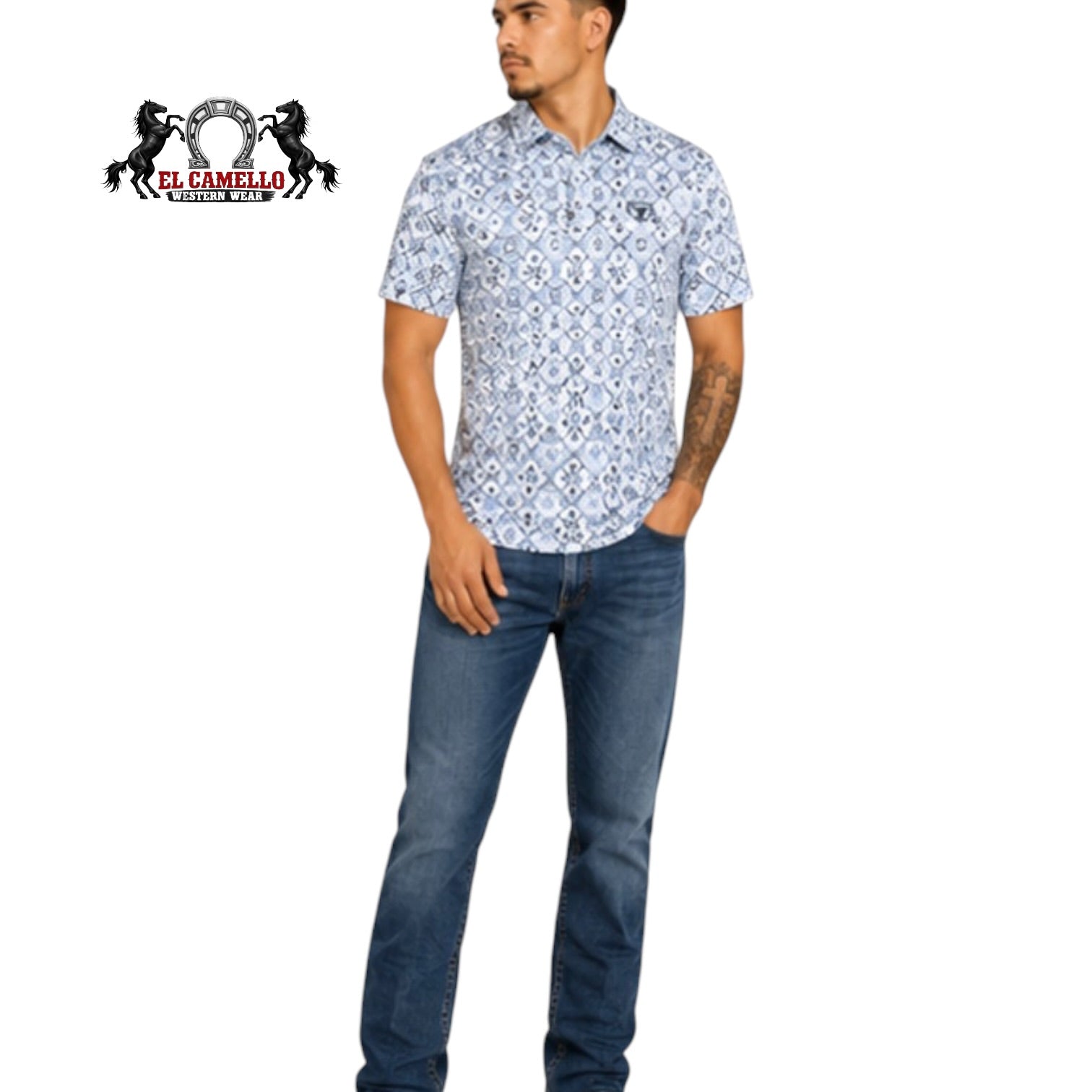 Platini PGP11415 Men’s White Polo Shirt