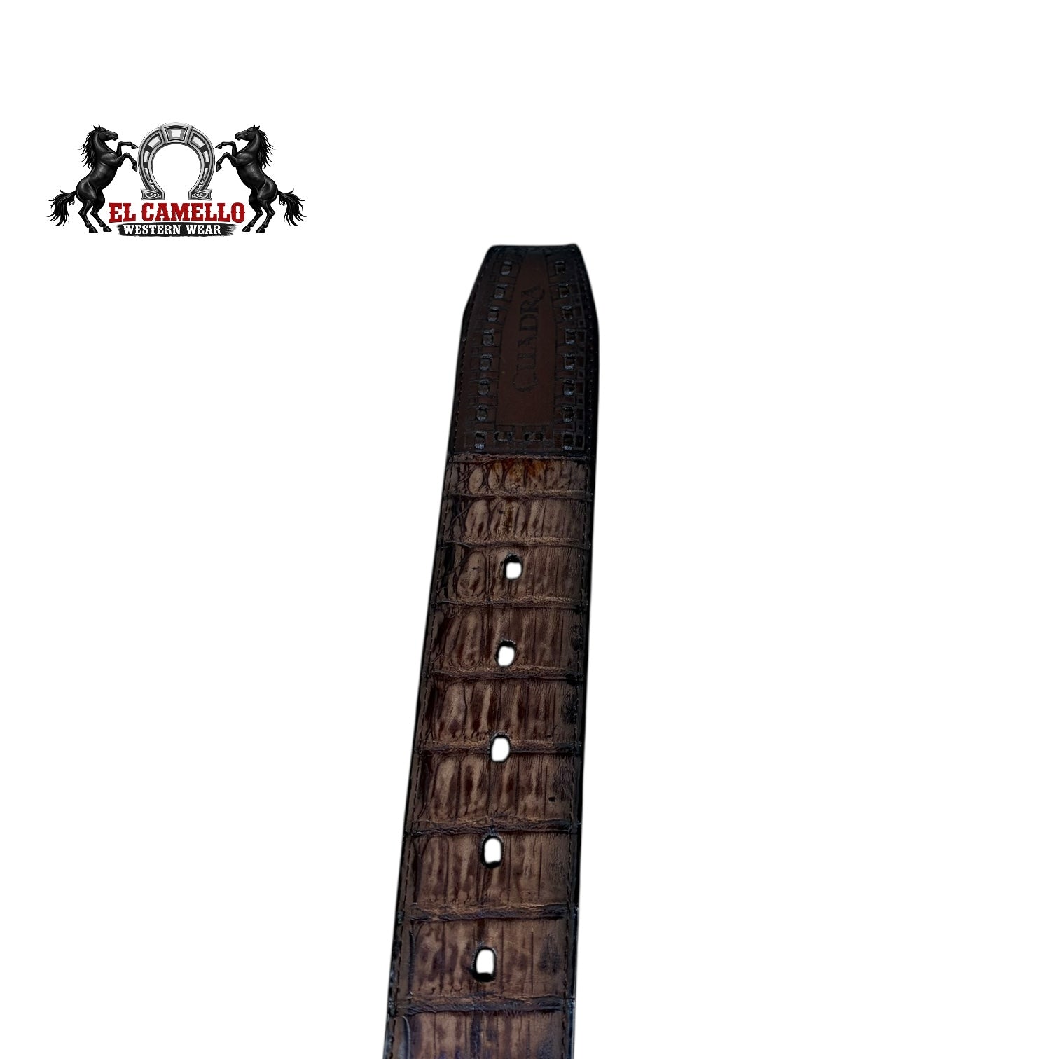 Cuadra Men’s Brown Leather Belt with Cuadra “C” Buckle BC422