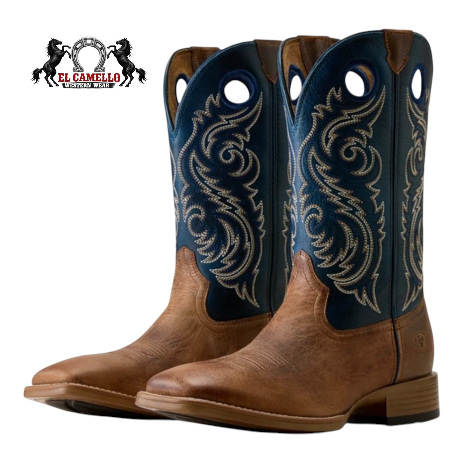 ARIAT MEN'S REDCLIFF PERFORMANCE WESTERN BOOTS - BROAD SQUARE TOE 10080540