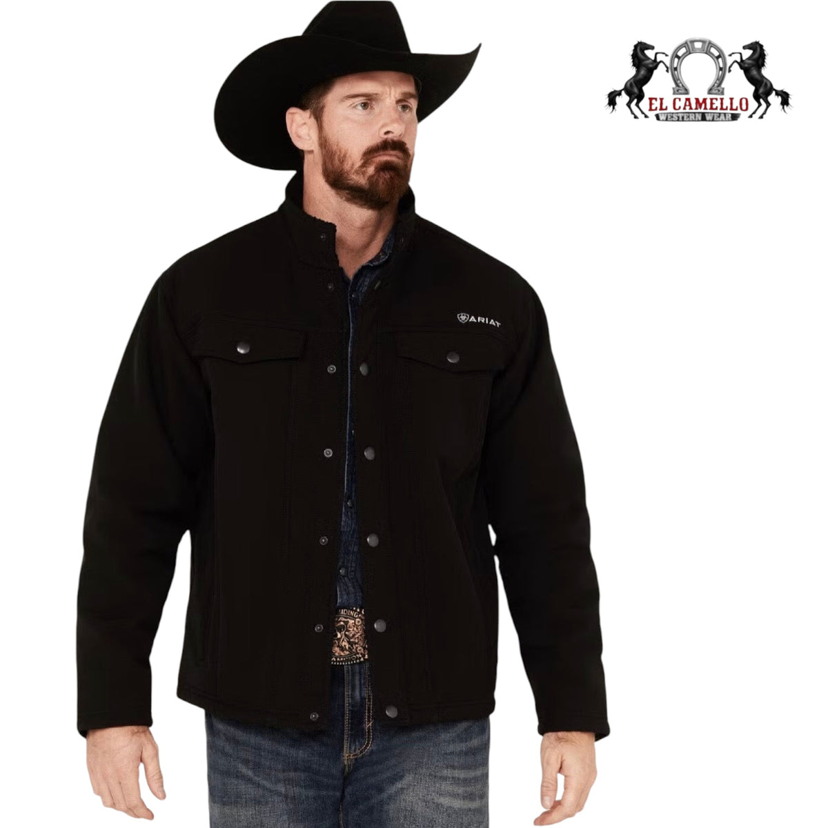 ARIAT MAN VERNON SHERPA 2.0 JKT BLACK 10046456