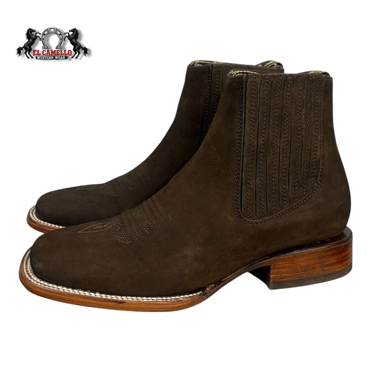 Botín Torres Nobuk Café Suela Cuero – Horma Bulldog 24690