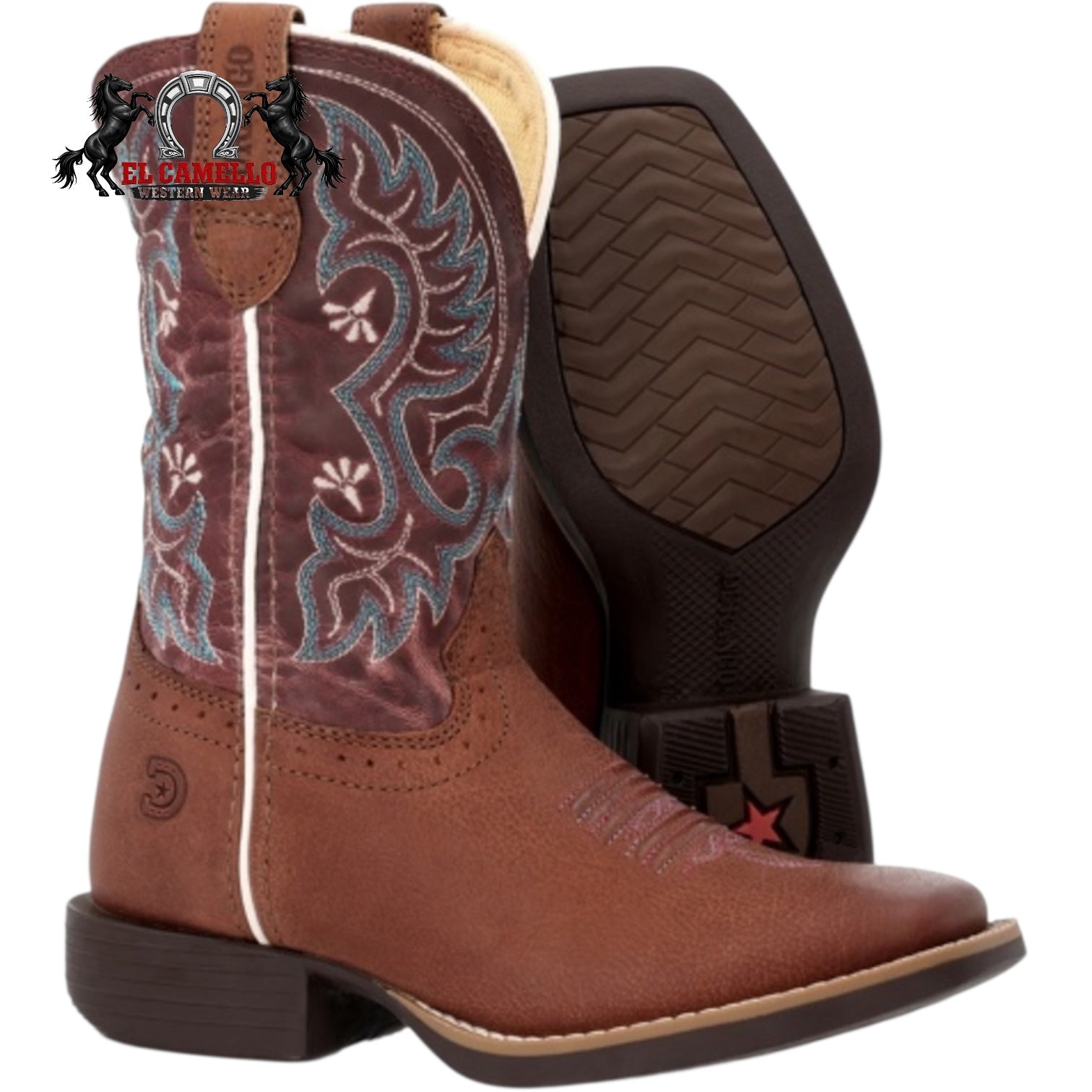 Durango Kids Lil’ Rebel Pro Western Boots DBT0254C Square Toe