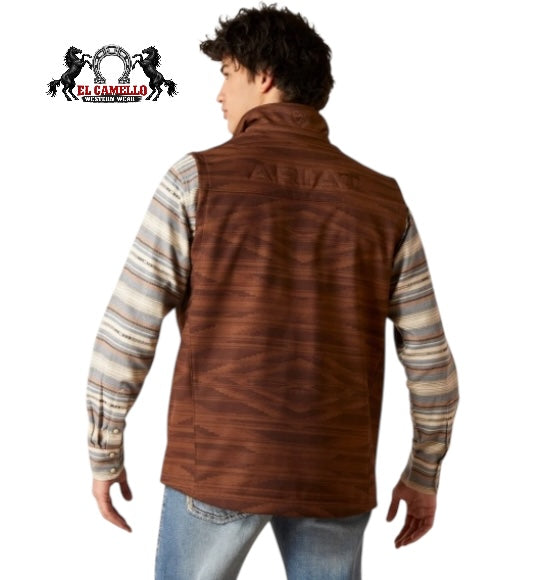 Ariat Men’s Brown Aztec Softshell Vest – Full Zip Western Performance Vest
100464639