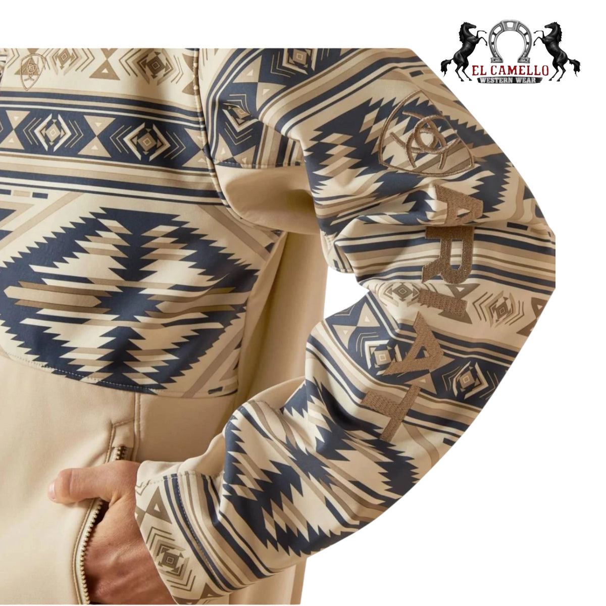 ARIAT JACKET MEN’S WHITE PEPPER SOUTHWEST 10062581
