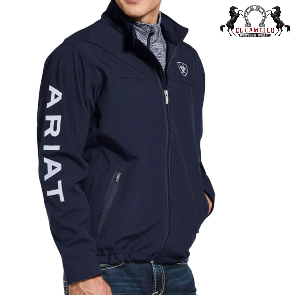 ARIAT MEAN’S JACKET NAVY 10032687