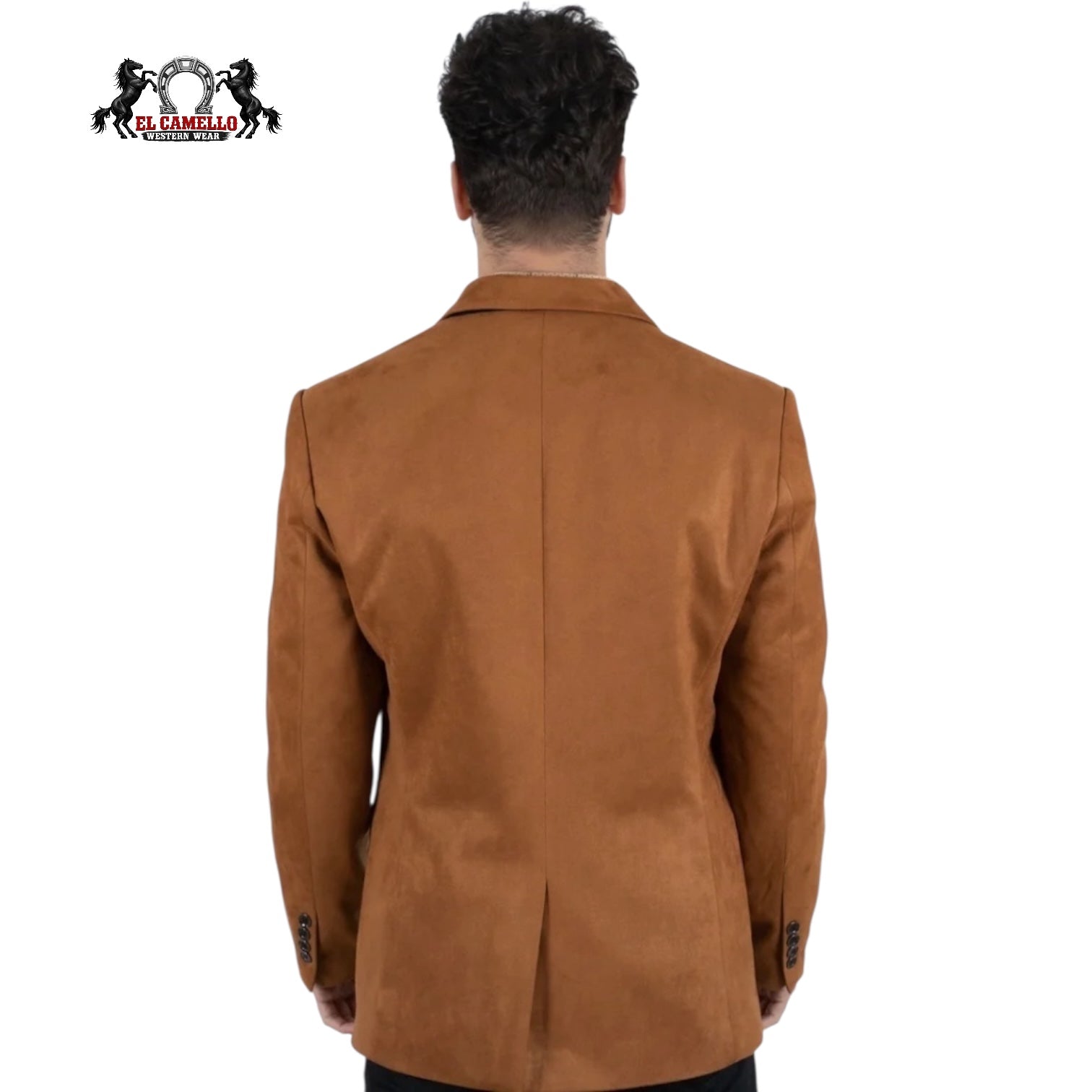 Men’s Platini Camel Faux Suede Blazer BLZ9227