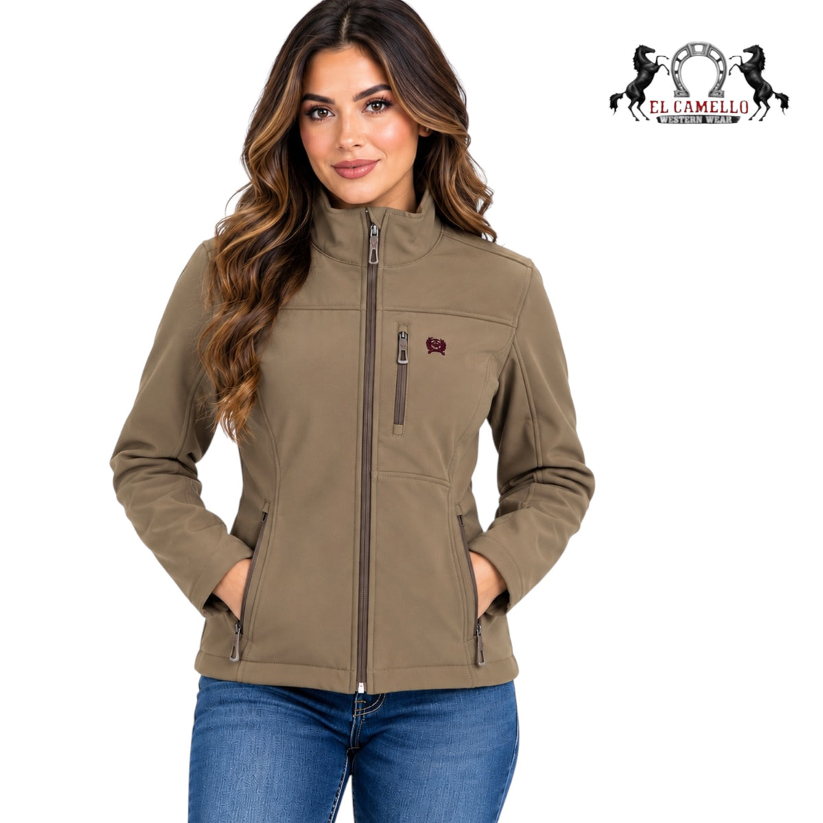 CINCH WOMEN’S BONDED JACKET MAJ9866030-BRN