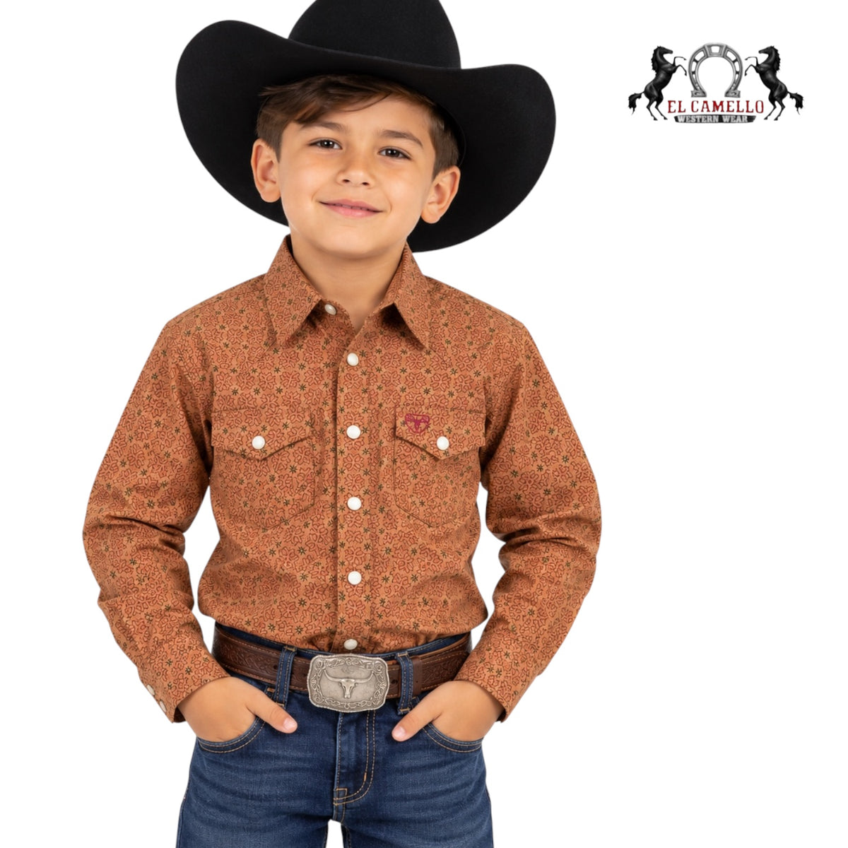KIDS PLATINI CAMEL SHIRT