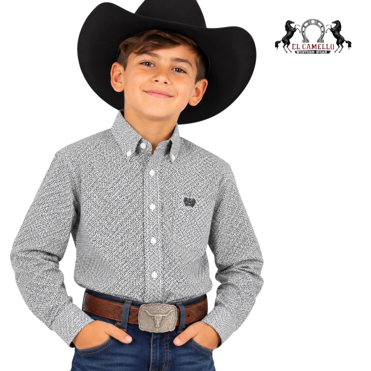 CINCH BOYS DRESS SHRT