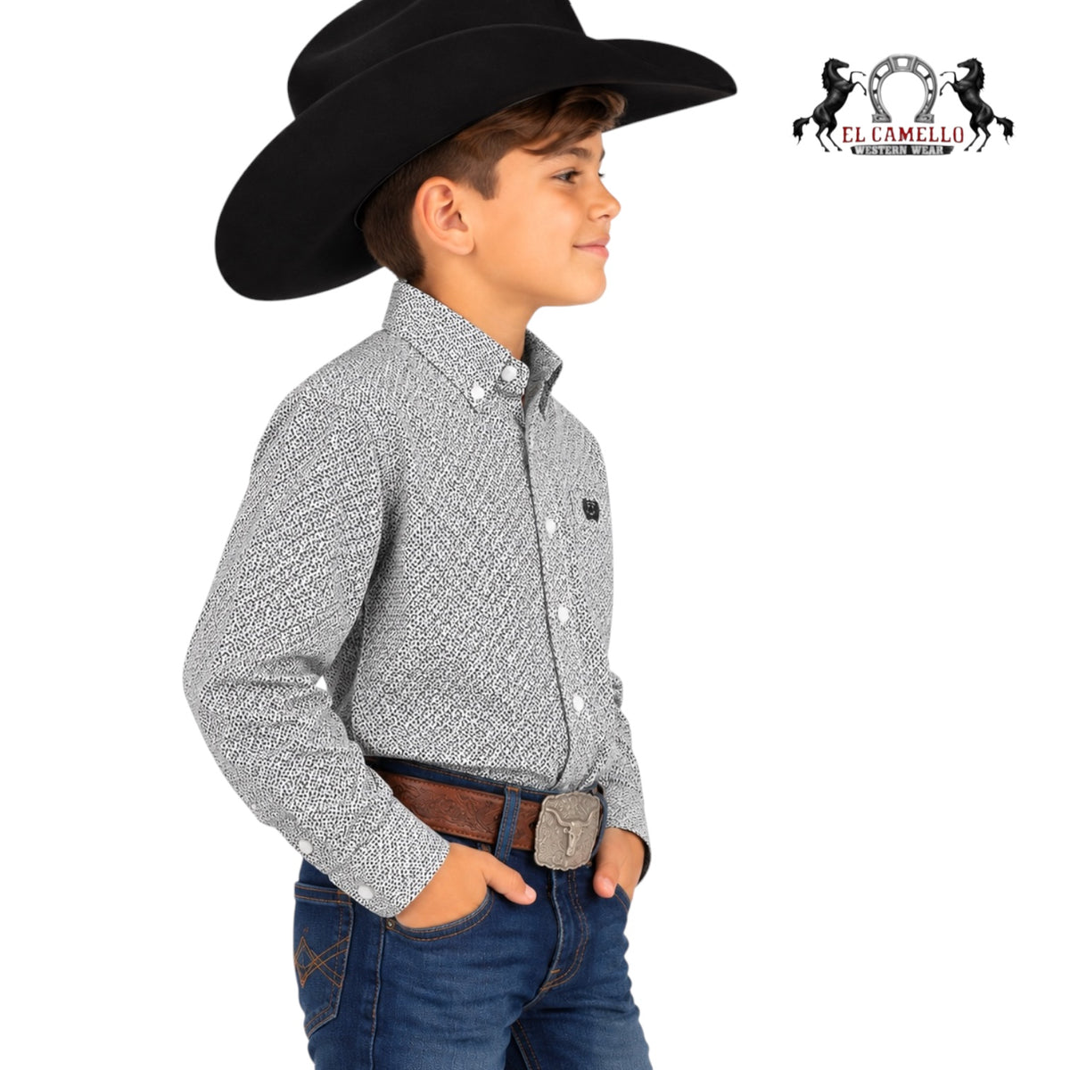 CINCH BOYS DRESS SHRT