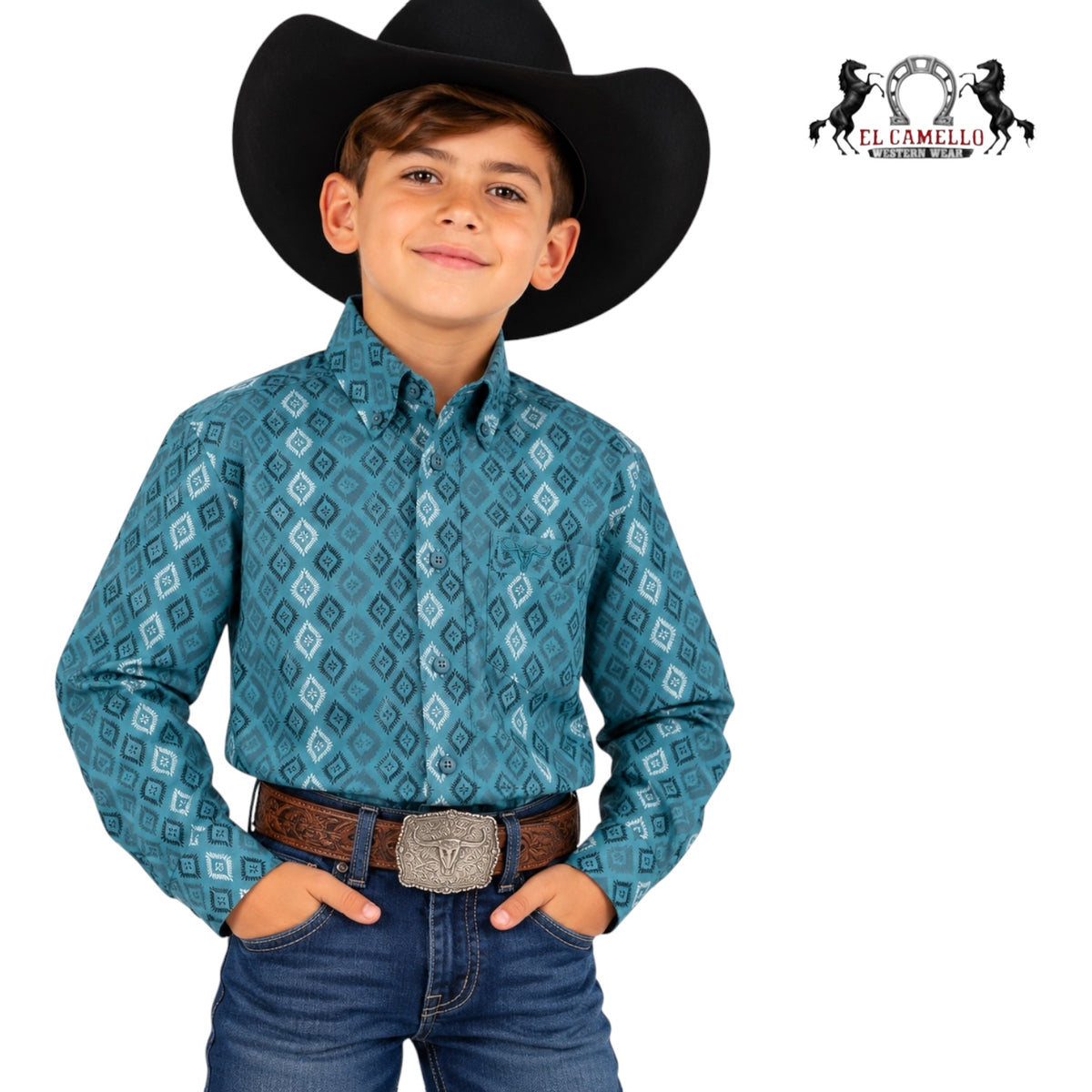 KiDS PLATINI TURQUOISE SHIRT