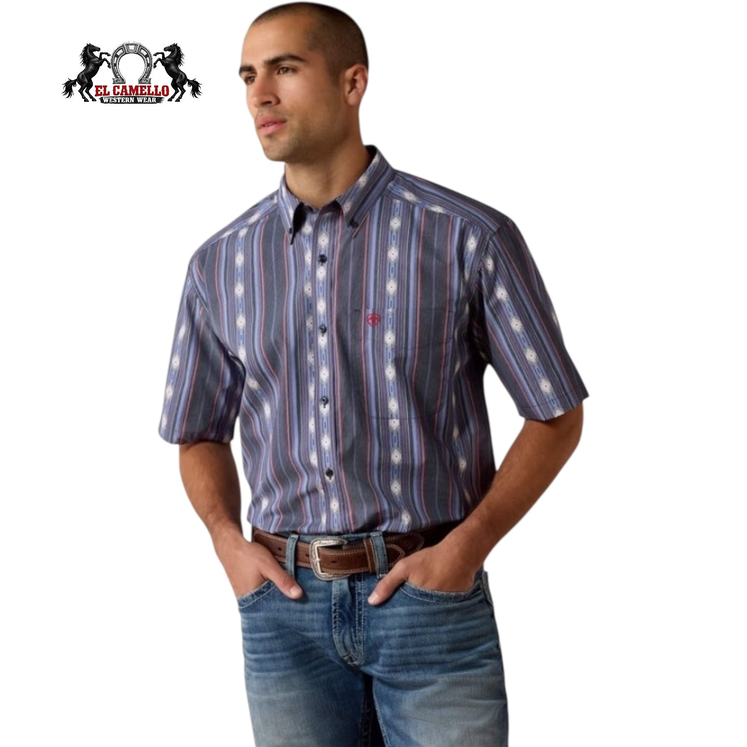 Ariat Men’s Berke Classic Fit Long Sleeve Western Shirt 10073525
