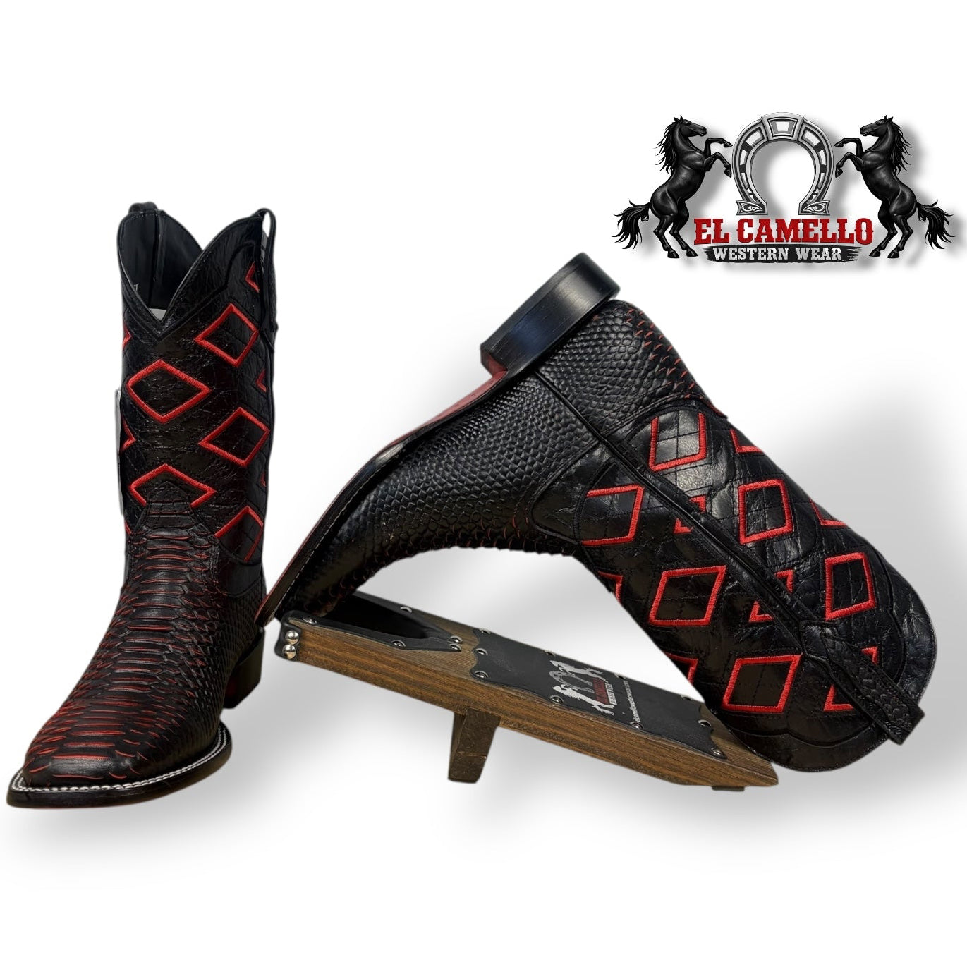 Python Rojo Neon Torres Boots TBRCC142
