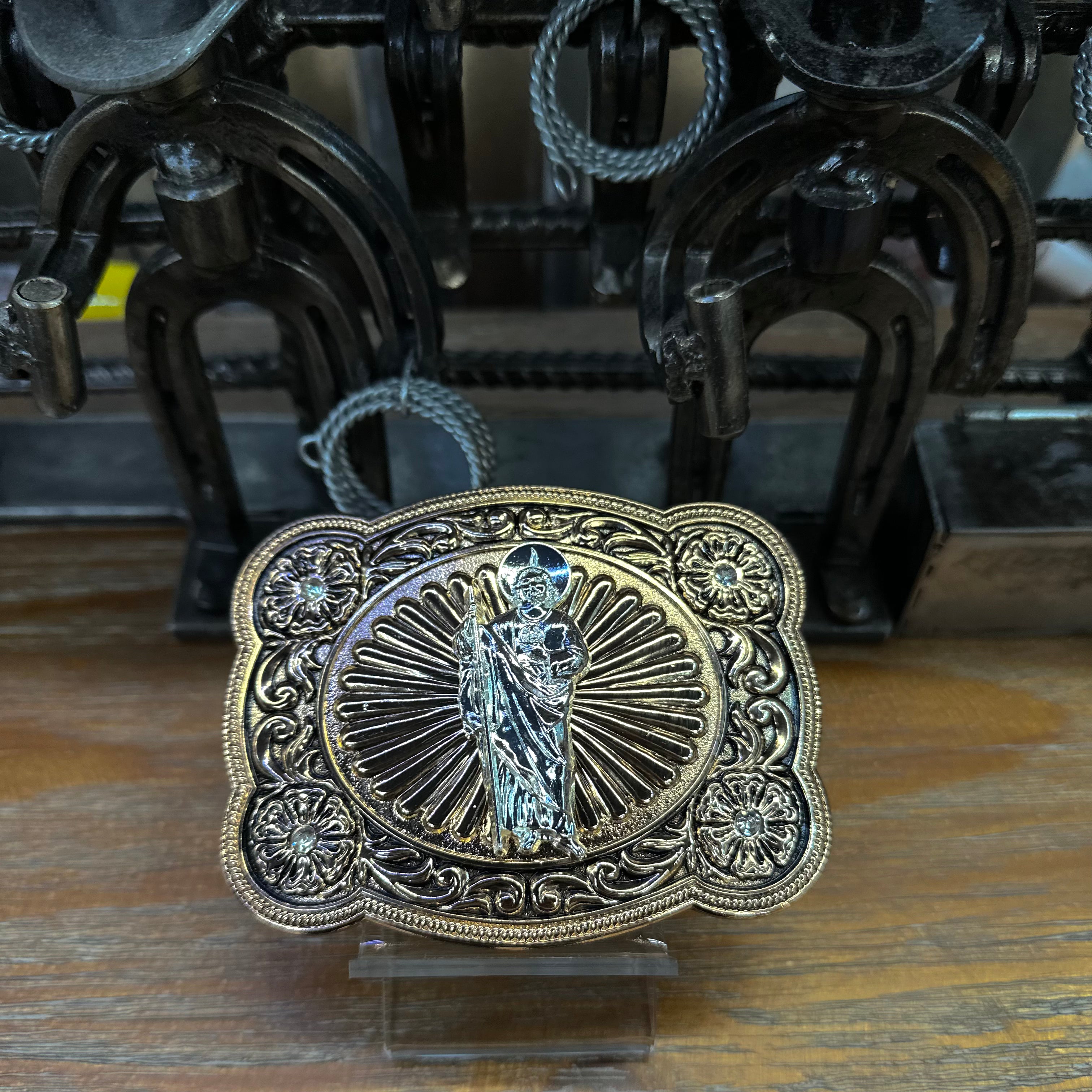 BRONZE SAN JUDAS BUCKLE