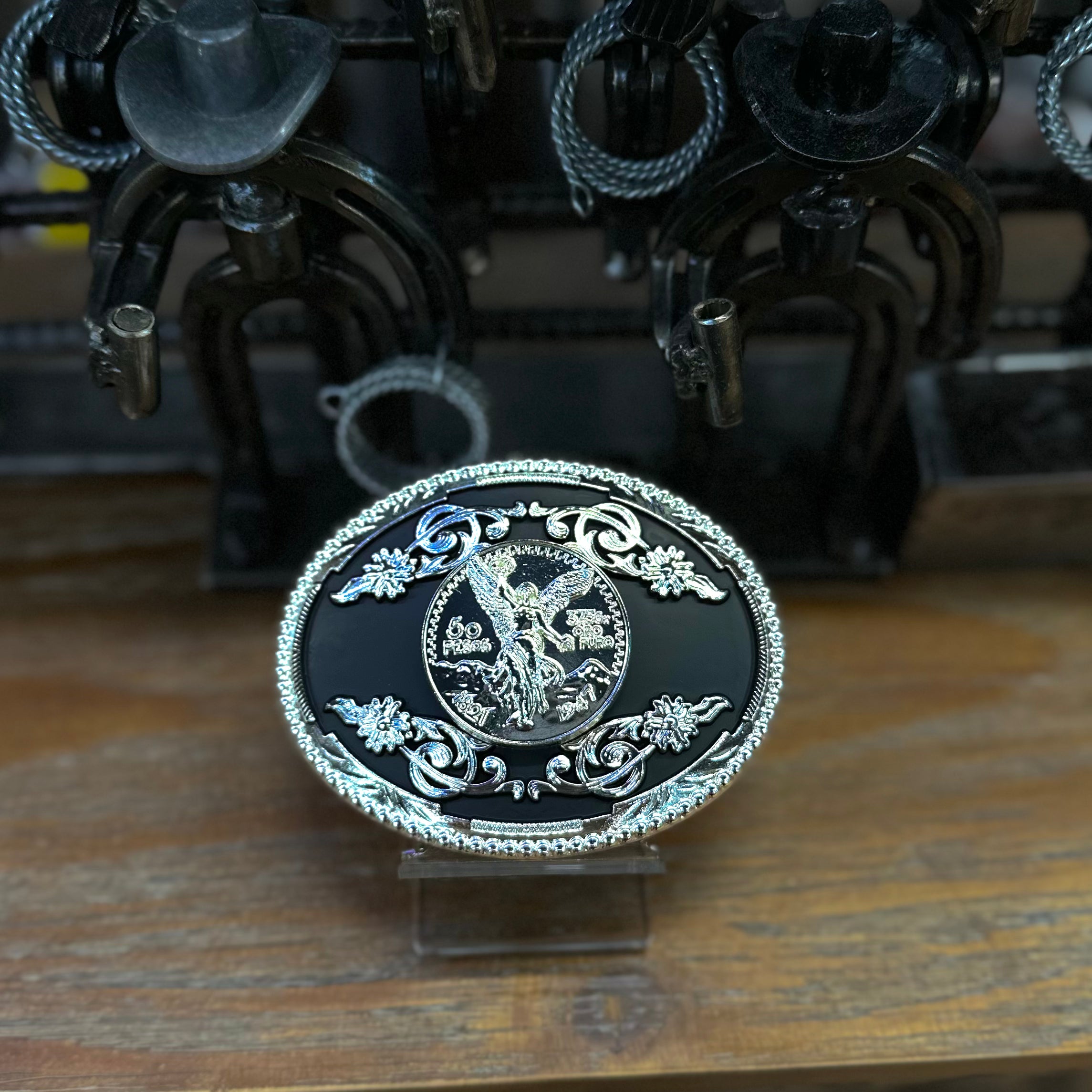 MATTE BLACK EL CENTENARIO BUCKLE