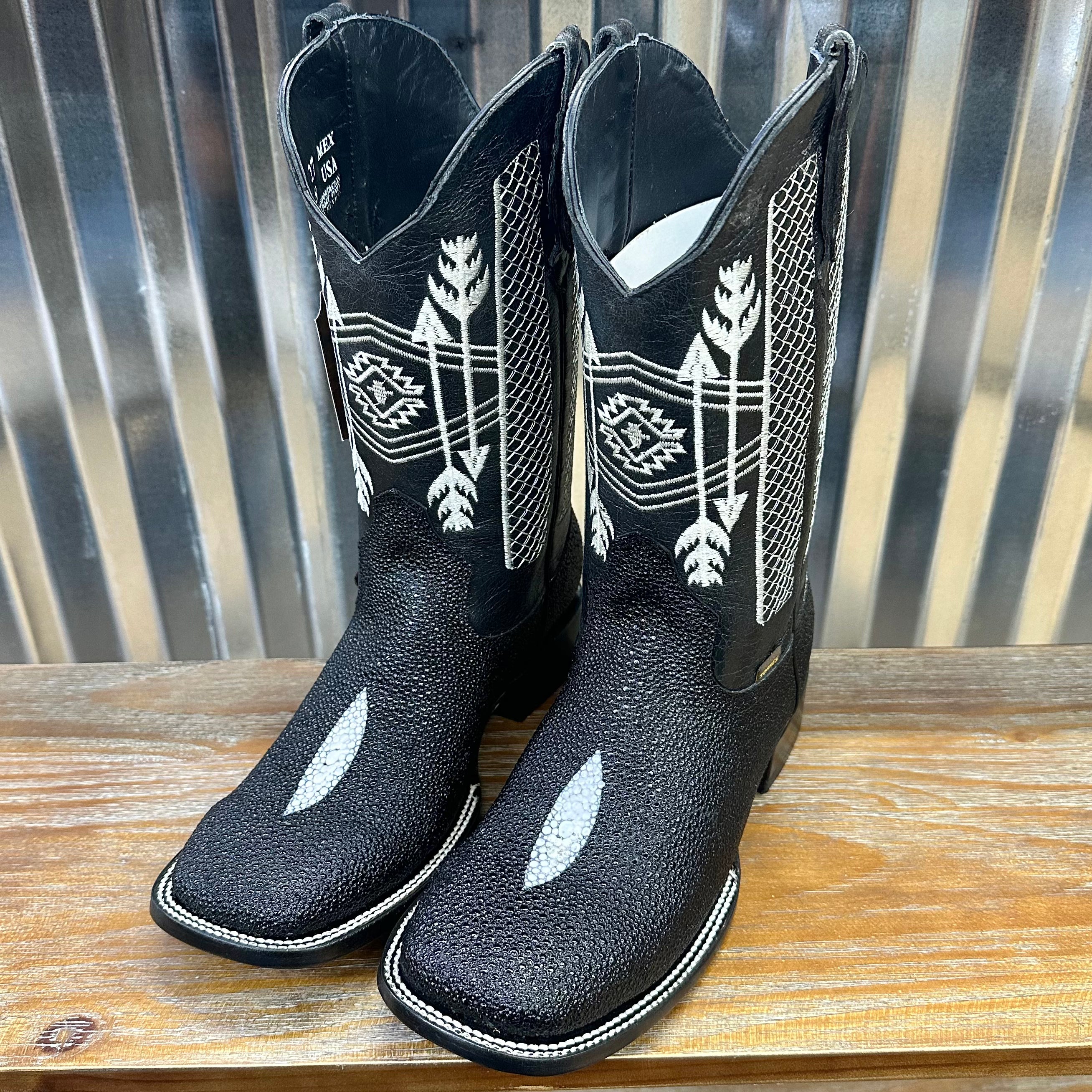 Print Black Stingray Boot