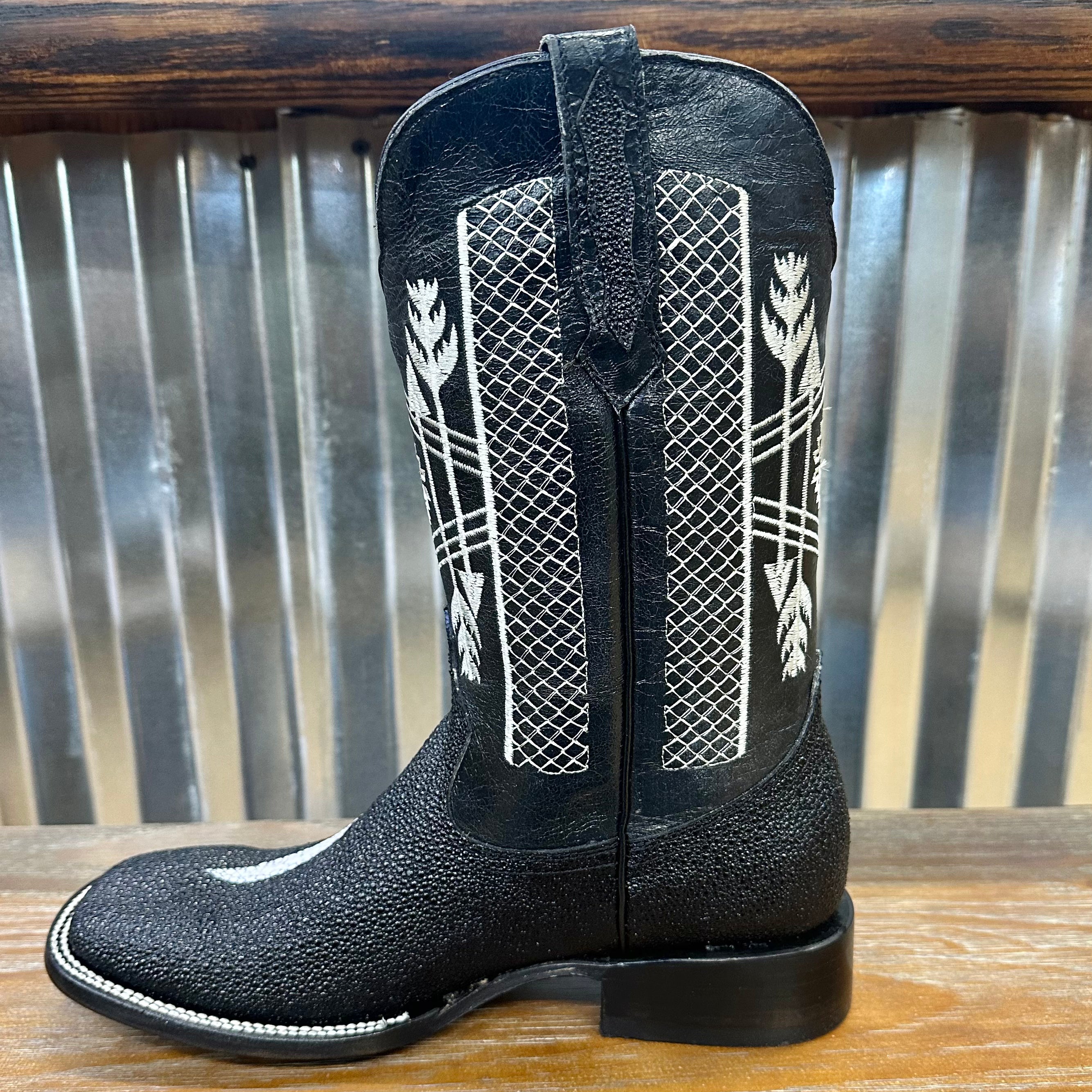 Print Black Stingray Boot