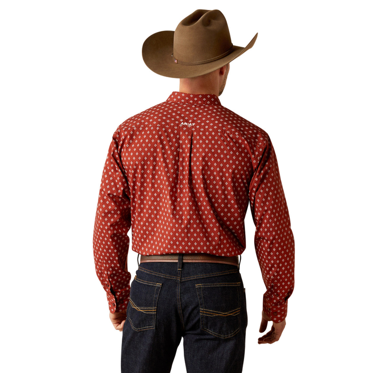 MEN'S ARIAT - PAX CLASSIC FIT - BURGUNDY