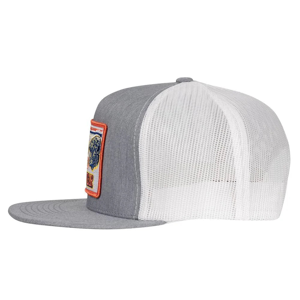 Lazy J Ranch Heather Grey & White Retro Cap