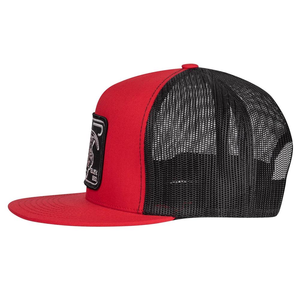 Lazy J Ranch Red & Black Cap