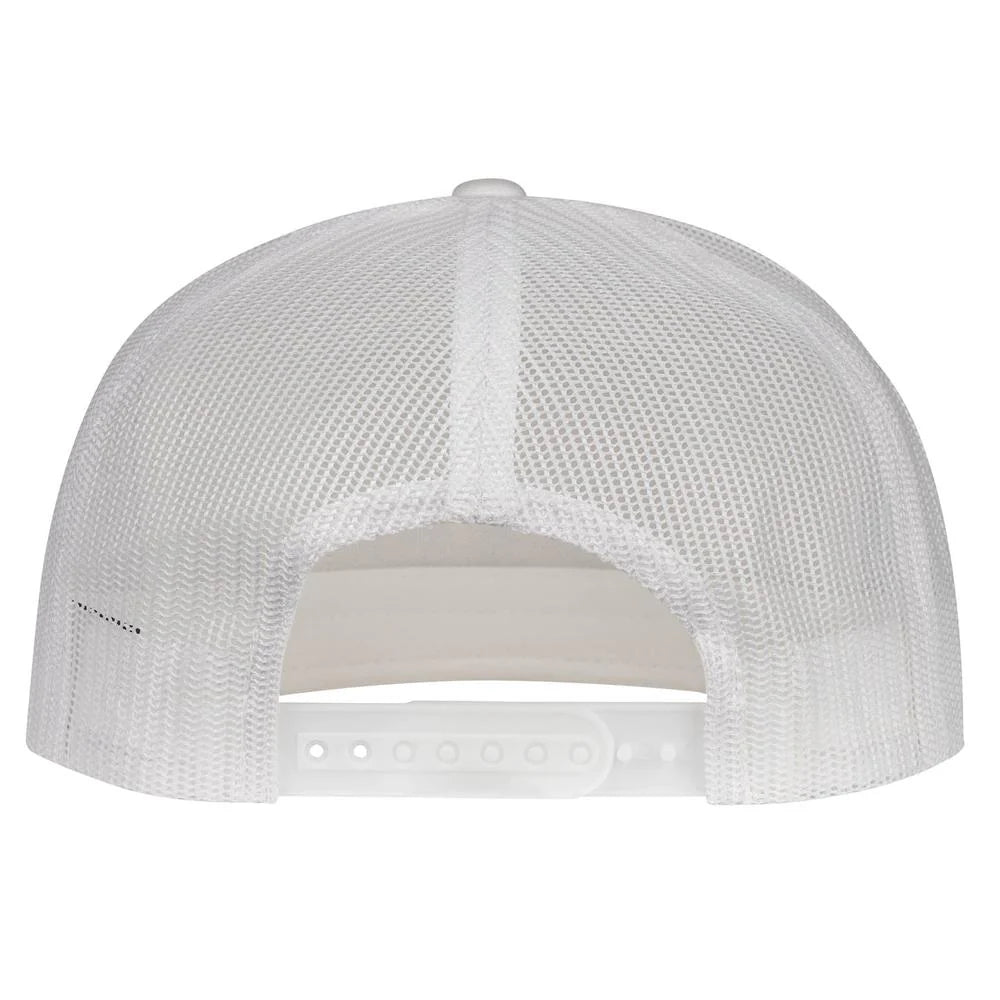 Lazy J Ranch White Silver Grey Sunset Cap