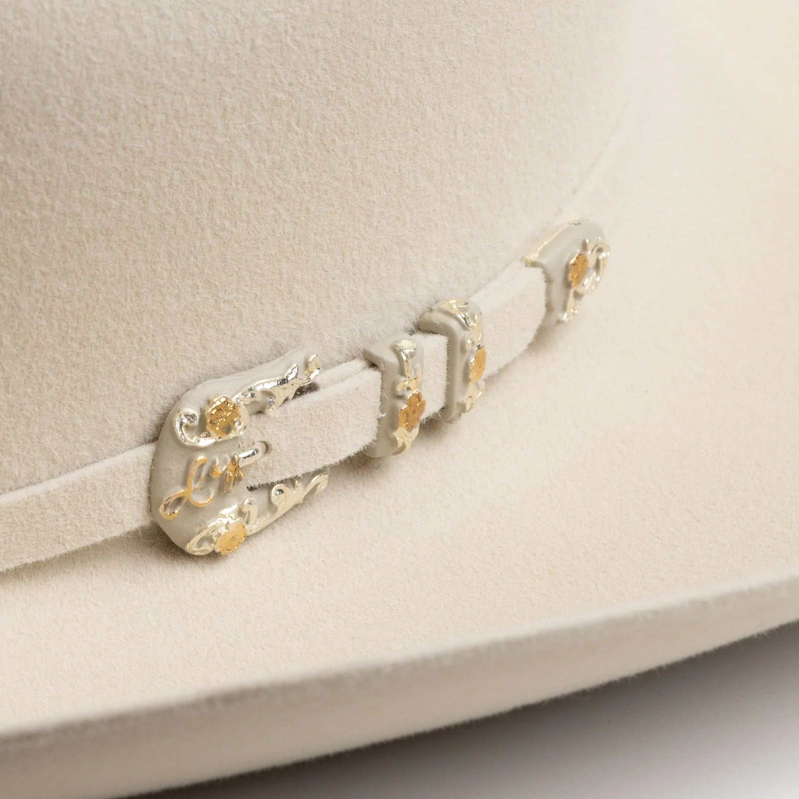 10X Jerarca in Belly | Larry Mahan Fur Felt Western