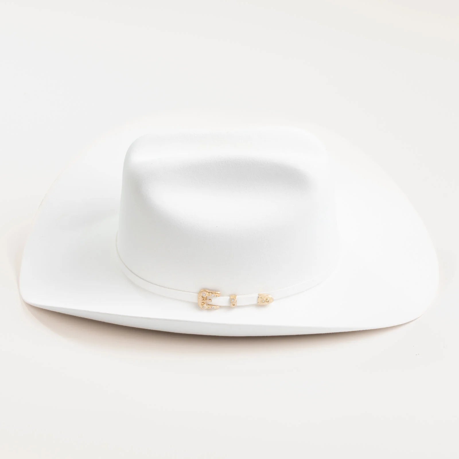 30X Opulento in White | Larry Mahan Fur Felt Western