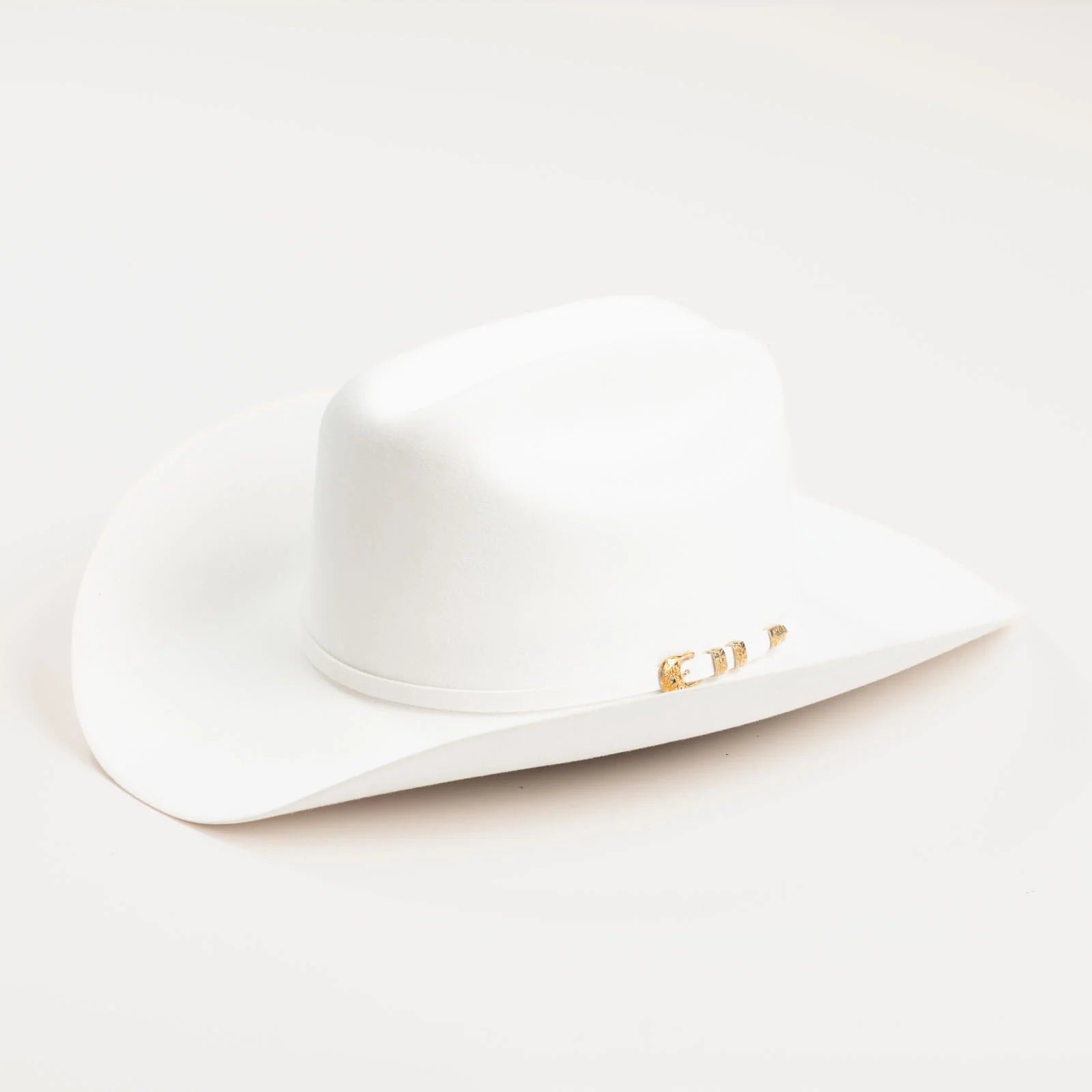 6X Real in White | Larry Mahan Fur Felt Western