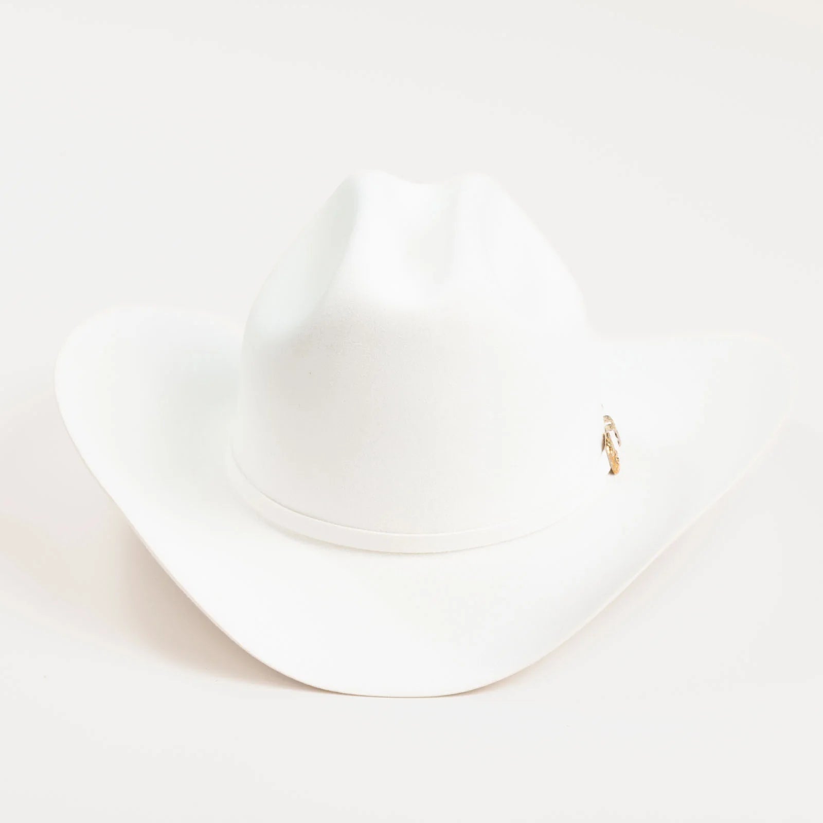 6X Real in White | Larry Mahan Fur Felt Western