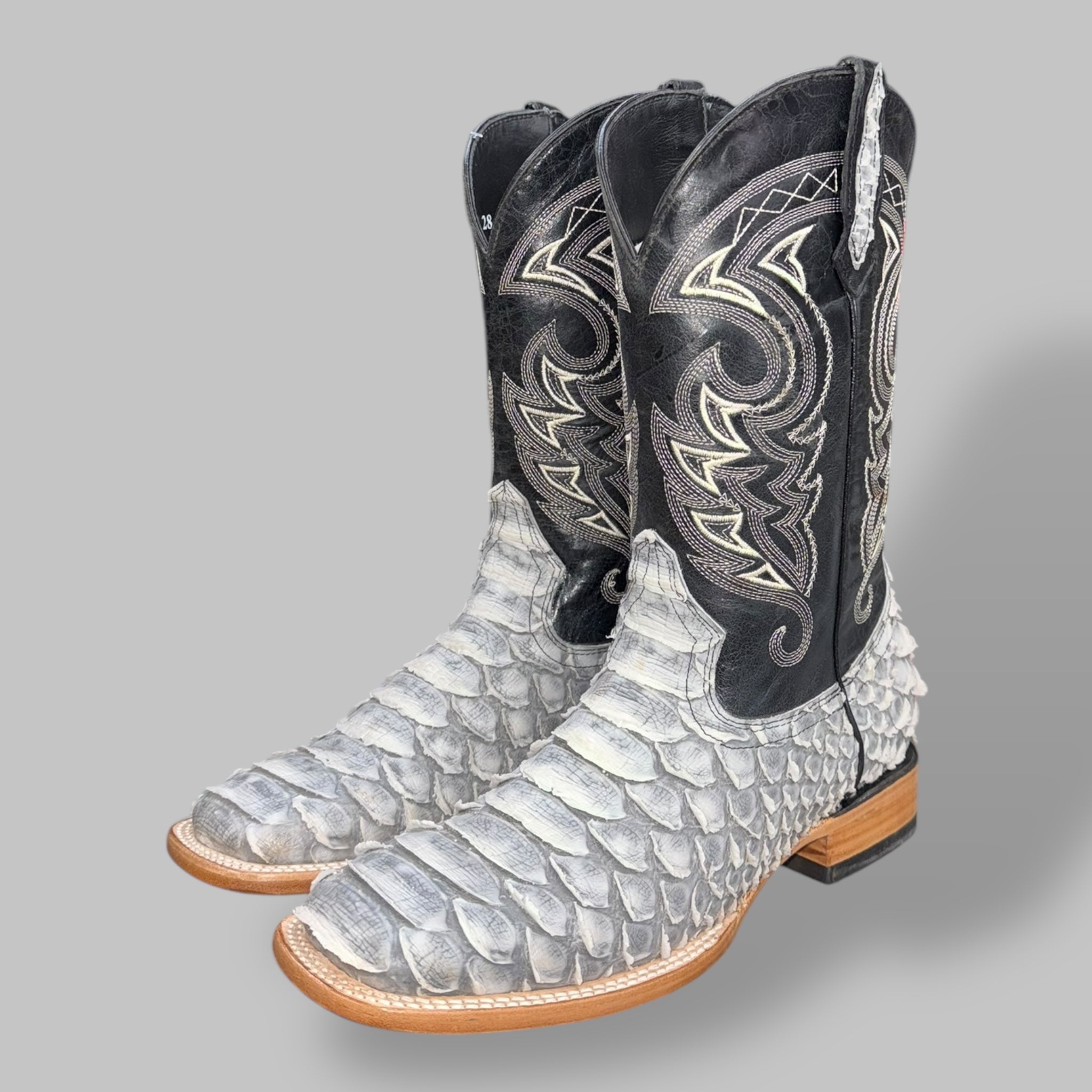 MN Torres Boot - Python Jumbo - Silver Grey