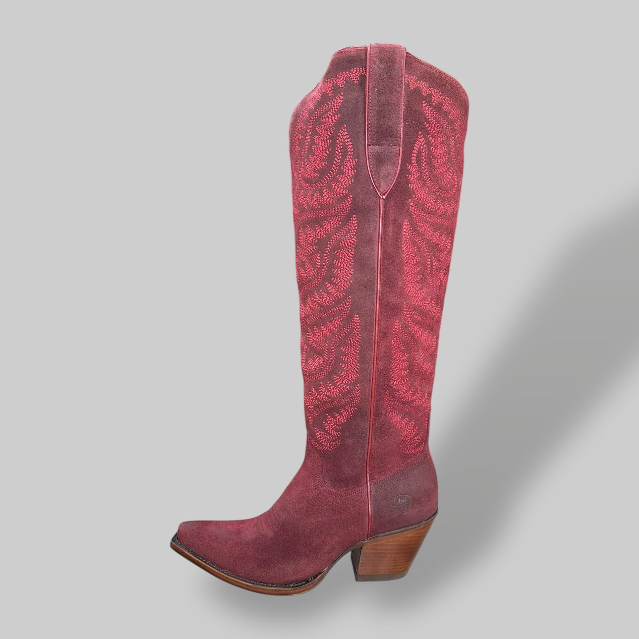 Wmns Laramie Stretchfit - Burgundy Suede