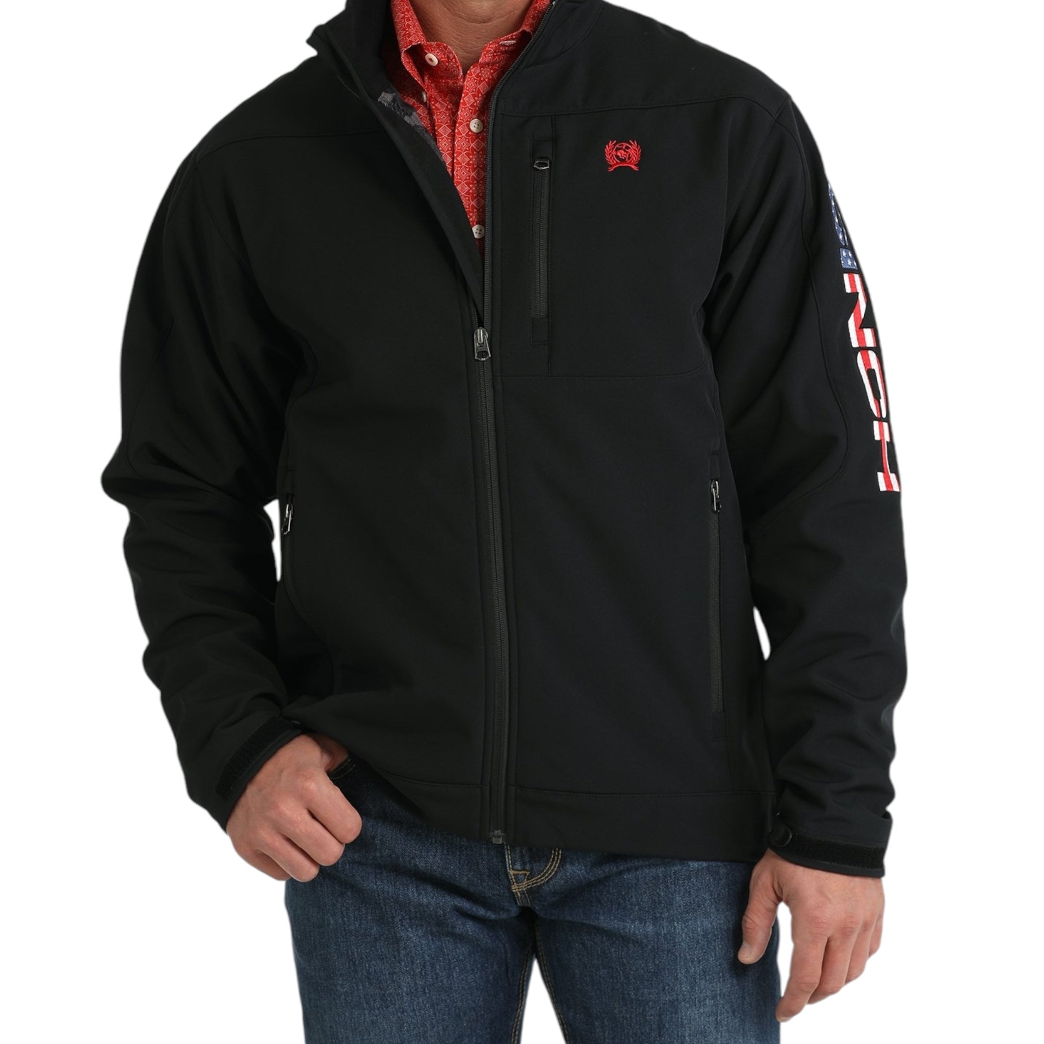 MEN'S CINCH BONDED JACKET- PATRIOT BLACK