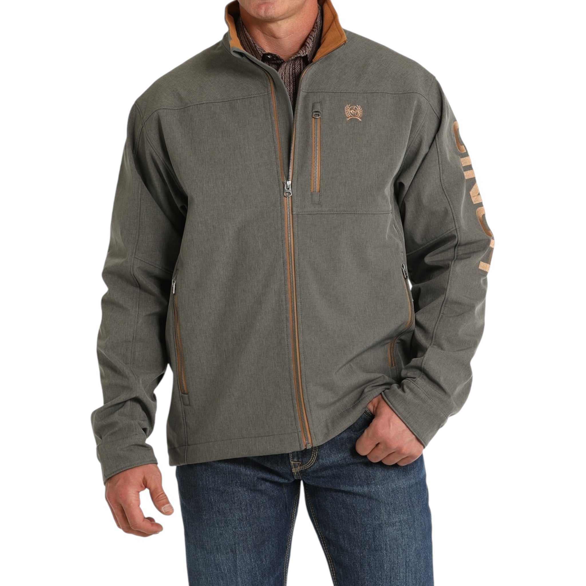 MEN'S CINCH - BONDED JACKET GREY/KHAKI