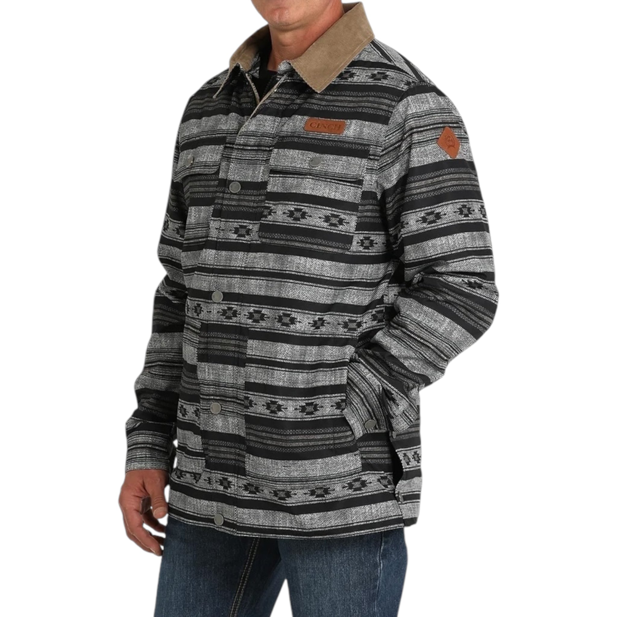 CINCH MEN'S - CANVAS HOODIE JACKET MULTICOLOR