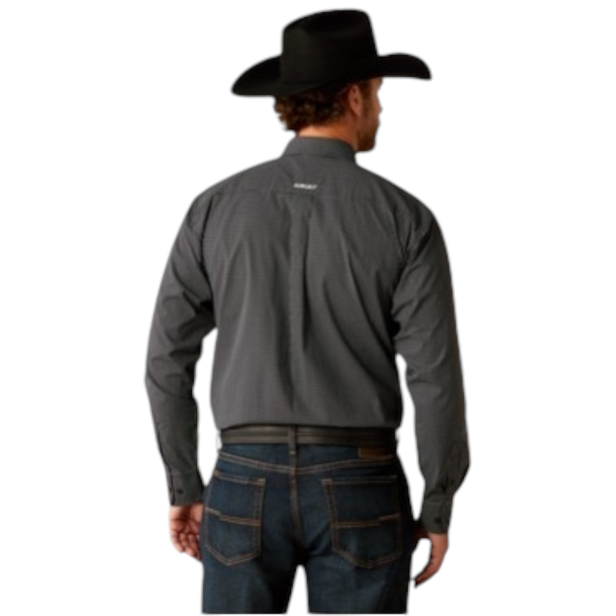 MEN'S ARIAT - JADE CLASSIC FIT SHIRT - BLACK