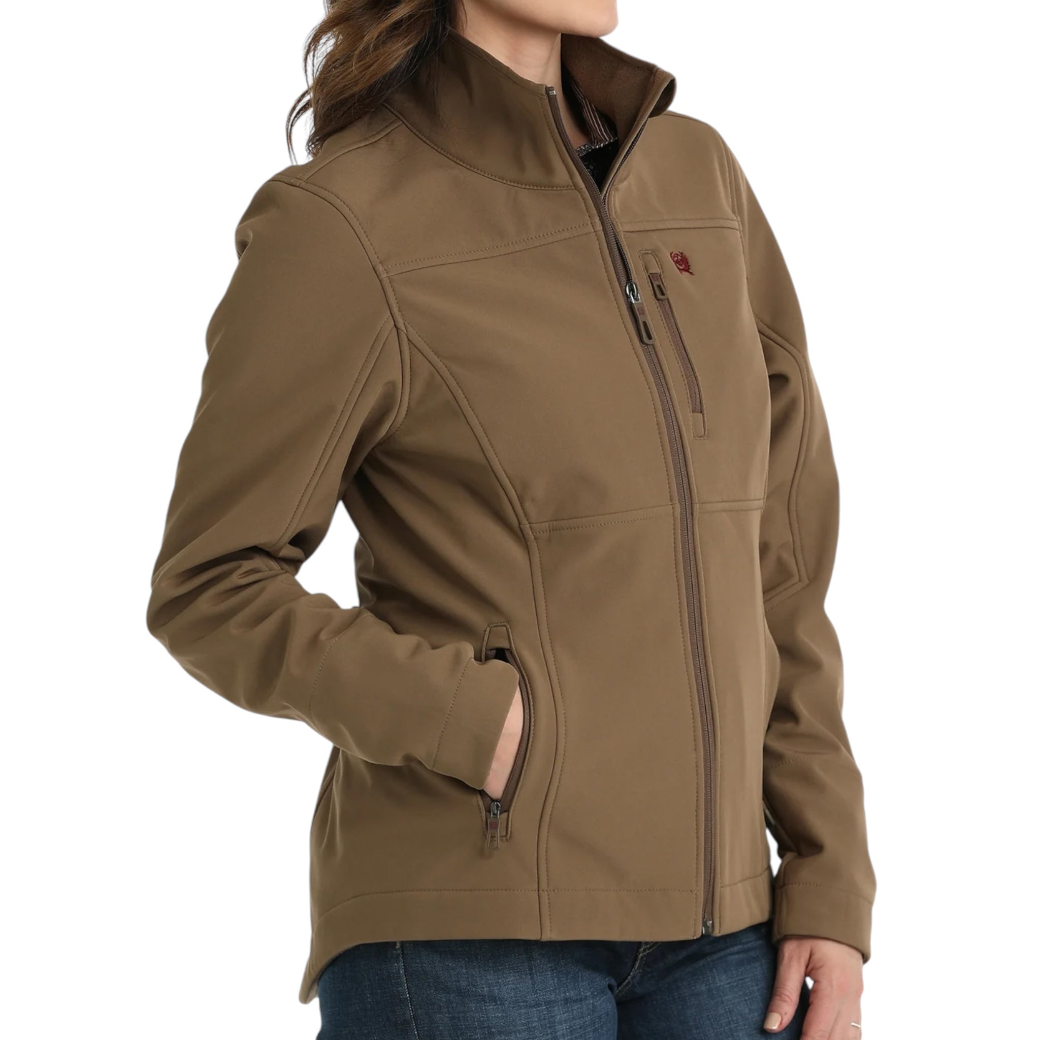 WOMEN'S CINCH - CONCALED CARRY BONDED JACKET - BROWN