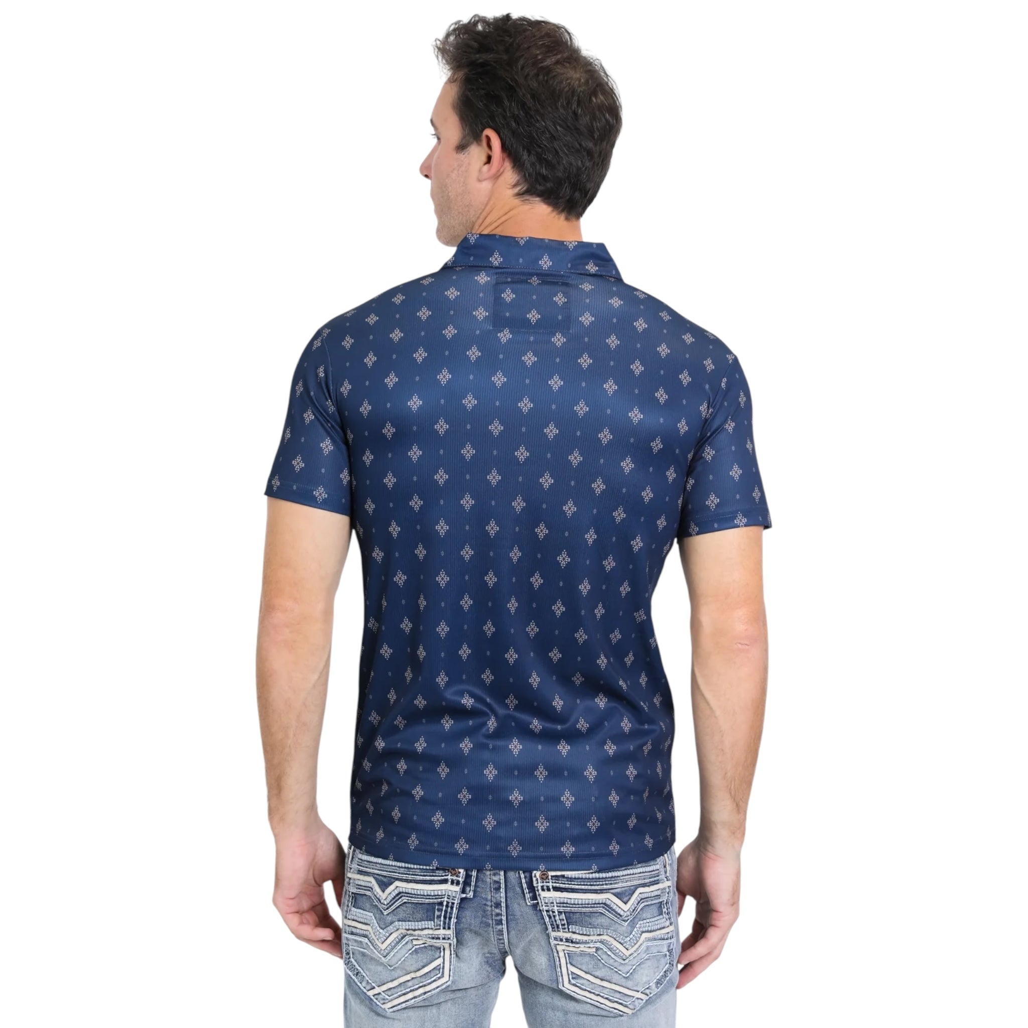 PLATINI - MODERN FIT PERFORMANCE POLO - NAVY PGP10549